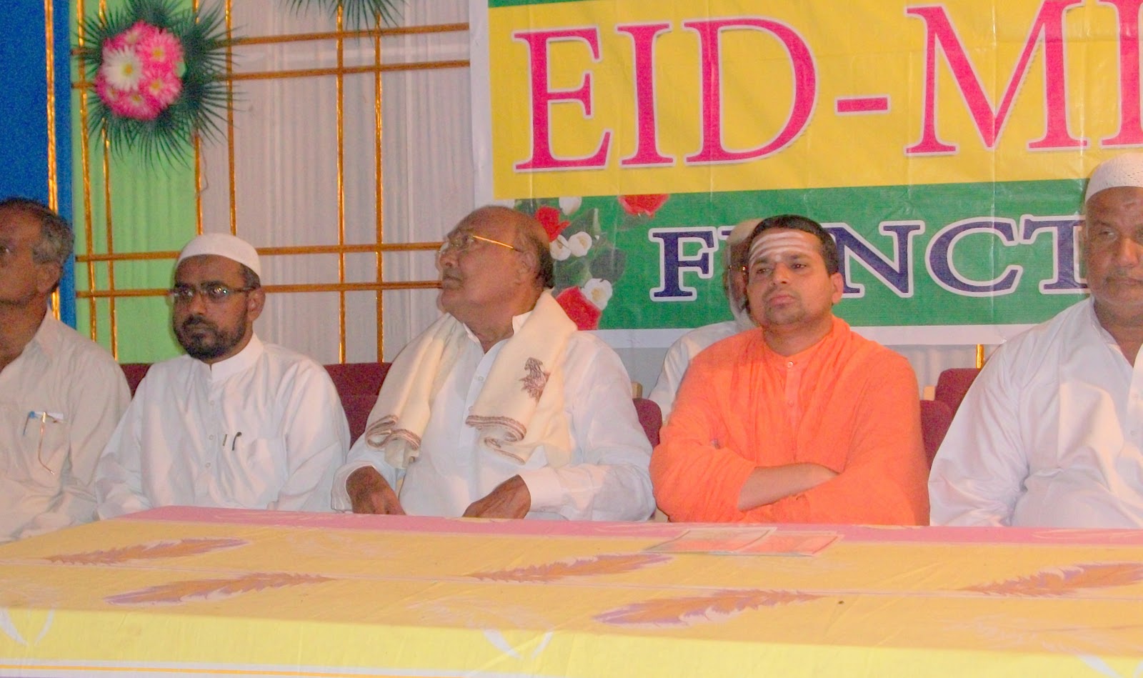 Eid Milan at Gurmitkal : An example of Harmony for the first time