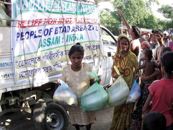 Relief Work in Assam