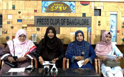 Forward Trust Holds A Press Conference In Bangalore On Hijab Issue