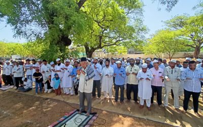 Muslim Community in Ilkal Holds Special Prayers Seeking Relief from Severe Heat and Drought