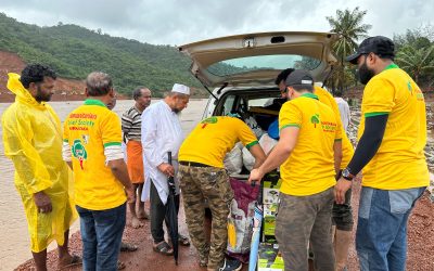 **Shirur Landslide: HRS Team Delivers Essential Supplies to Victims**